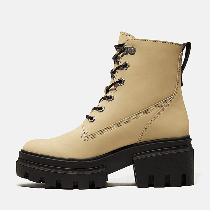 Timberland Everleigh 6 Inch Boot for Women in Light Yellow